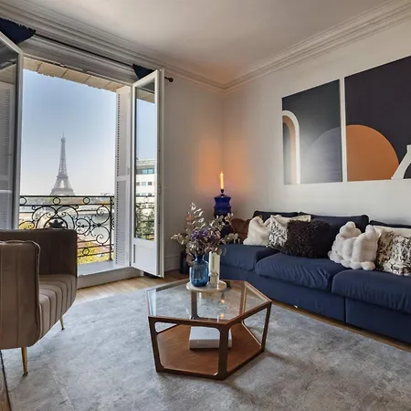 Luxury Flat Eiffel View 3br 7 Guests *