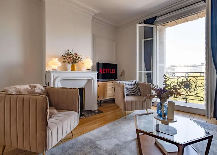 Luxury Flat Eiffel View 3br 7 Guests *