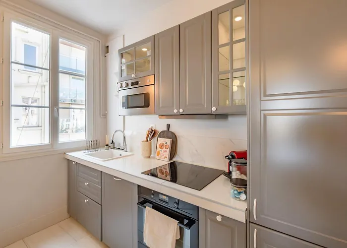 Luxury Flat Eiffel View 3br 7 Guests Apartamento *