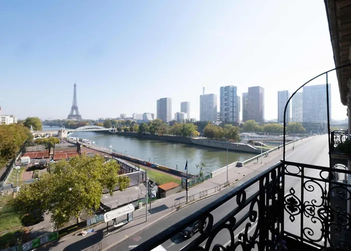 Luxury Flat Eiffel View 3br 7 Guests Apartman