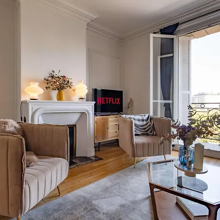 Luxury Flat Eiffel View 3br 7 Guests *